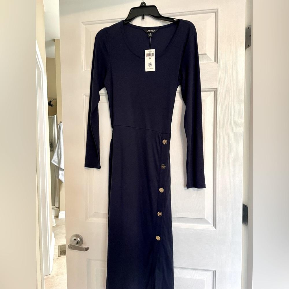 Ralph Lauren sweater dress in navy